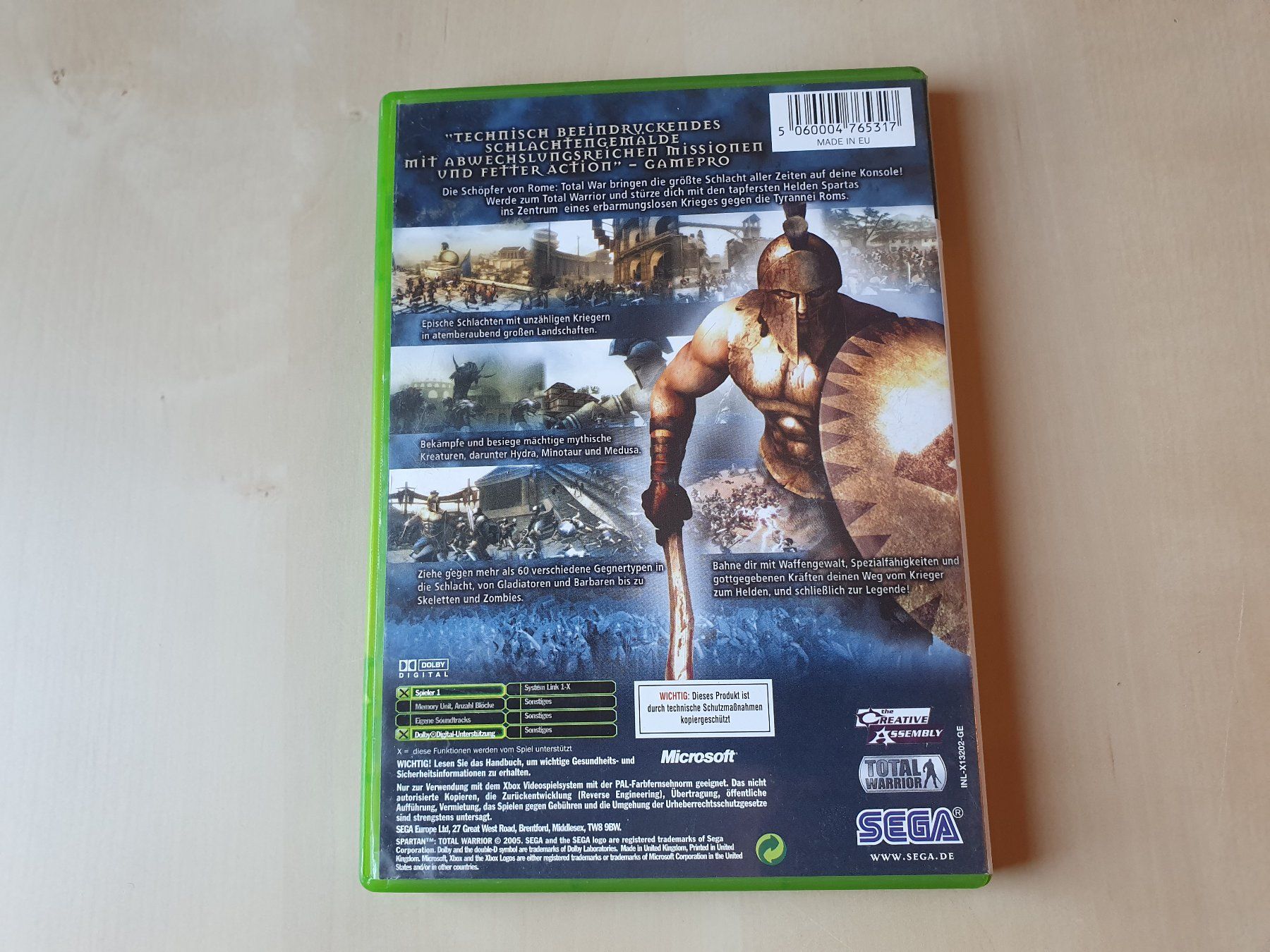Microsoft Giochi: Spartan Total Warrior – Usato da Stansstad venduto da collectorsshop 1