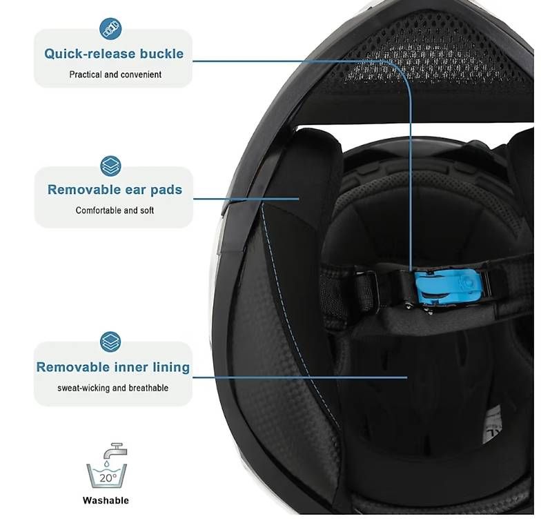 Casques & visières: Westt Klapphelm Motorrad ECE – Neuf avec emballage d'origine à allschwil par elmo63 2