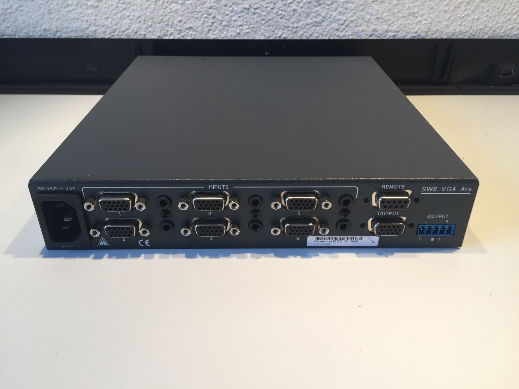 Schalter: Extron SW6 VGA Ars 6 Fach Umschalter – Gebraucht aus Mellingen von Browser67 2