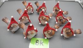 10 Vögel Weihnachtsdeko, Nr. 8k