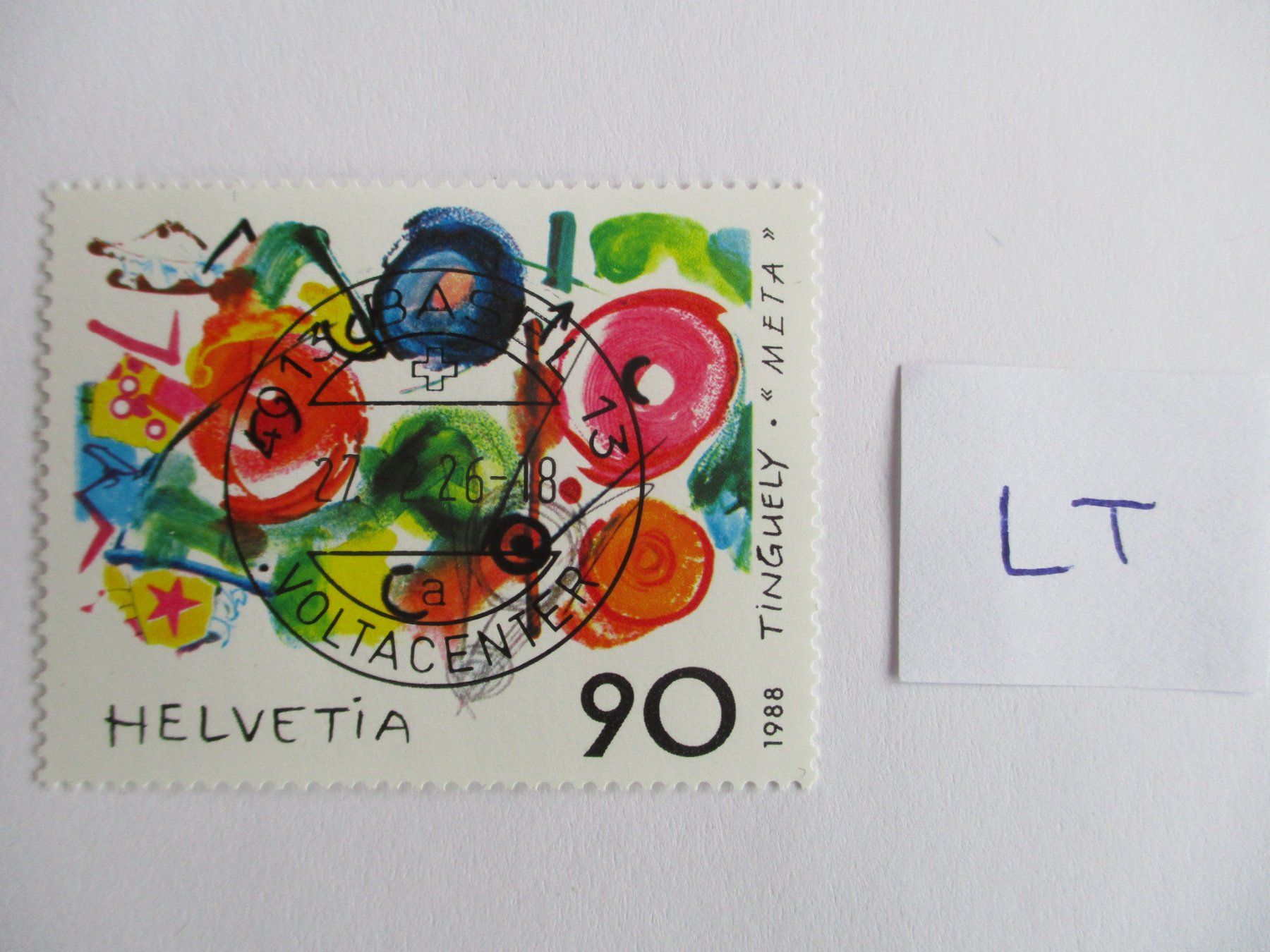 Alle Briefmarken: Voll Letzttagsstempel der Poststelle Basel 13 Voltacenter – Neu (gemäss Beschreibung) aus Langnau b. Reiden von Aktuell88