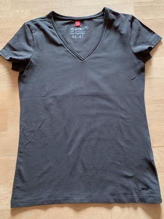 ESPRIT Damen T'Shirt in Gr. XS, Dunkelbraun, Neu