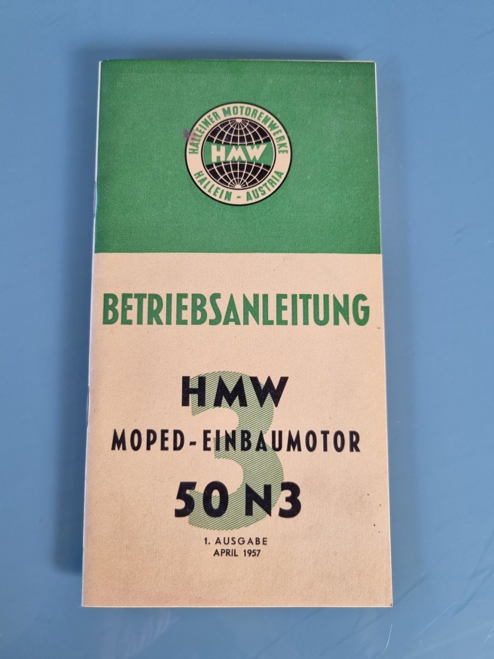 Dokumente: HMW Betriebsanleitung 1957 – Gebraucht aus Wiedlisbach von rostbudeli