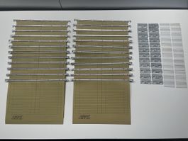 24 Dossiers suspendus (porte-documents) + étiquettes
