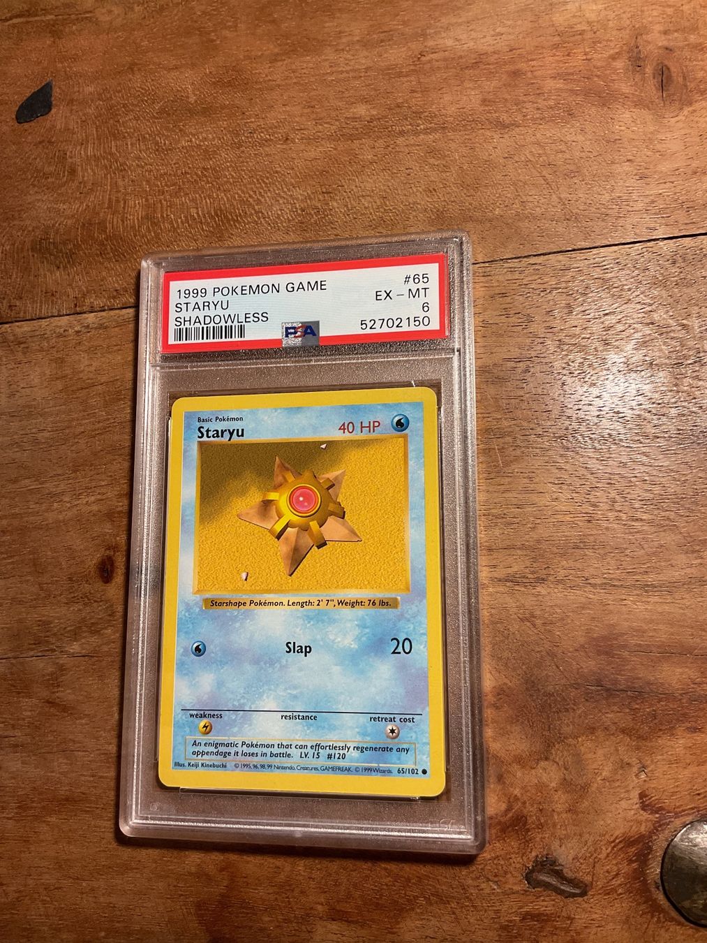 Pokémon Sammelbilder & Trading cards: Carte Pokémon Staryu 1999 Shadowless PSA 6 – Gebraucht aus Peseux von Collectorbrothers