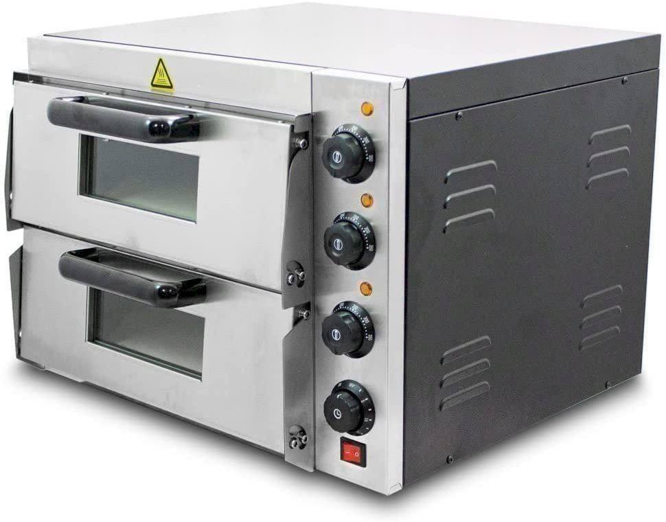 Forni: BITUXX Doppel Pizzaofen Elektrisch 3000W – Nuovo e nell'imballaggio originale da Bottighofen venduto da zaap 2