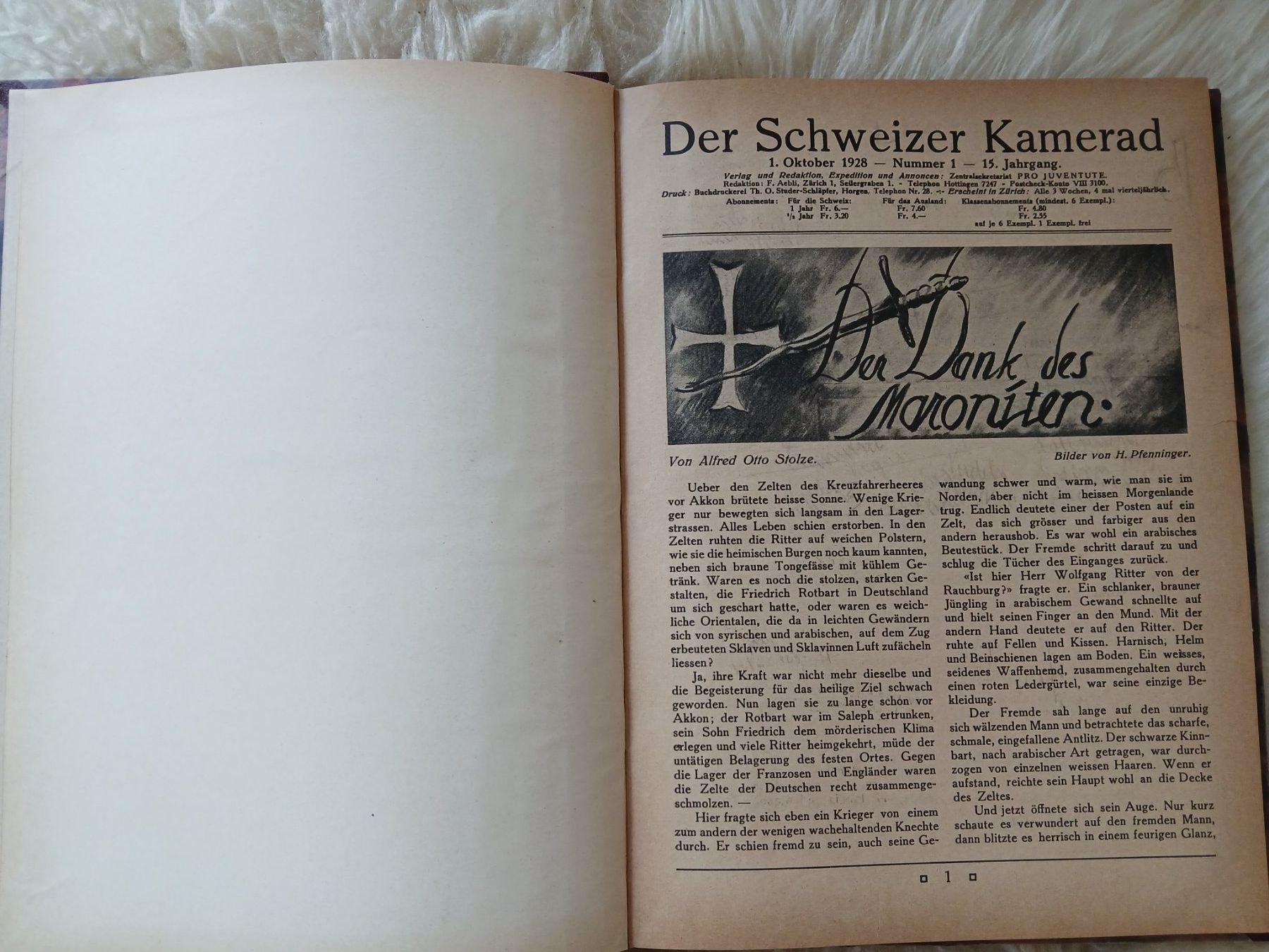 Riviste & Magazine: Schweizer Kamerad 1928, Jugend-Zeitschrift, antik – Usato da Hittnau venduto da Agi010
