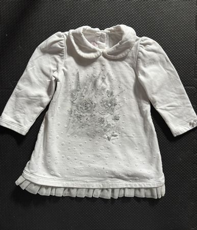 Wie neu|Hochwertiges Blumarine Baby Kleid mit Kristalldetail