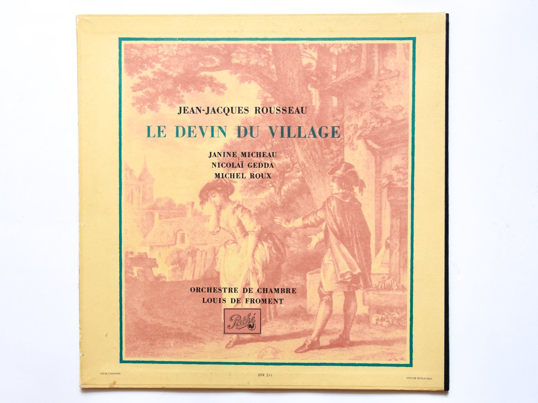 Dischi in vinile: Jean-Jacques Rousseau - Le Devin du Village – Usato da Belmont-sur-Yverdon venduto da ag97