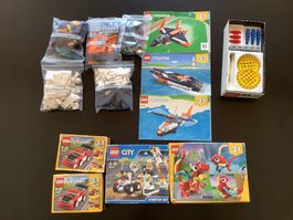 Lot Lego Creator et City, boîtes et pièces détachées