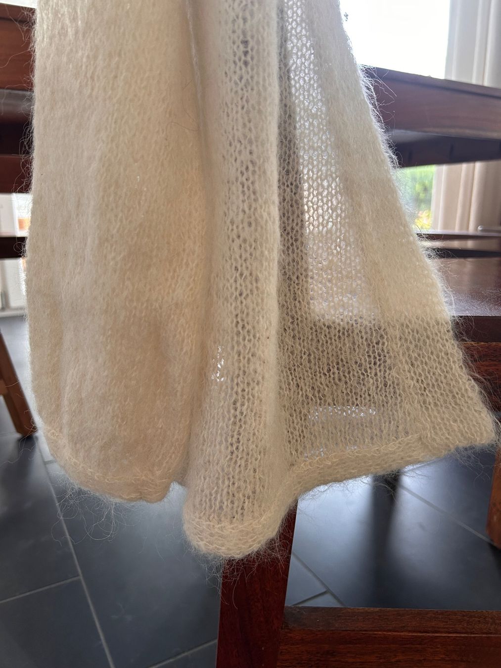 Giacche: Strickjacke mit Bindegurt Grösse S aus Alpaka – Usato da Widnau venduto da Xroma-11 4