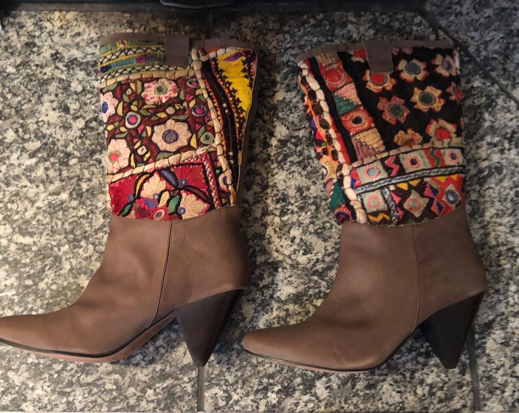 Damenschuhe: Antik Batik Stiefel – Neu (gemäss Beschreibung) aus Baden von Tiffany6878 7