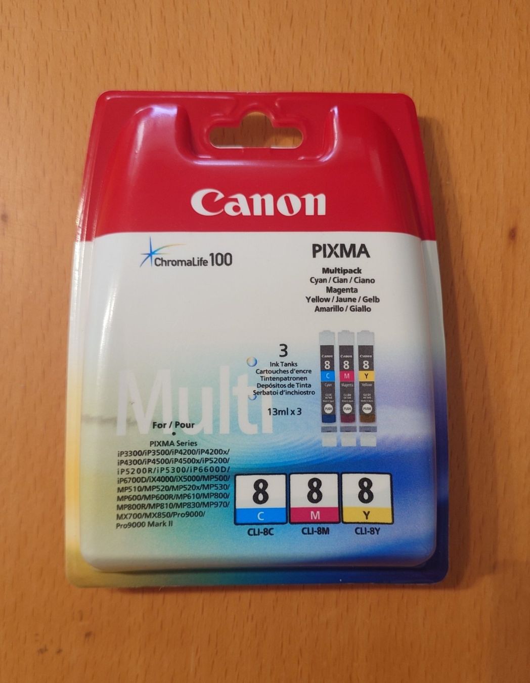 Canon Druckerpatronen & Toner: Canon Pixma ChromaLife 100 CLI-8C, CLI-8M, CLI-8Y Multipack – Neu und originalverpackt aus Ostermundigen von Chrisascht