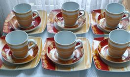 18 Teil. Frühstück Set