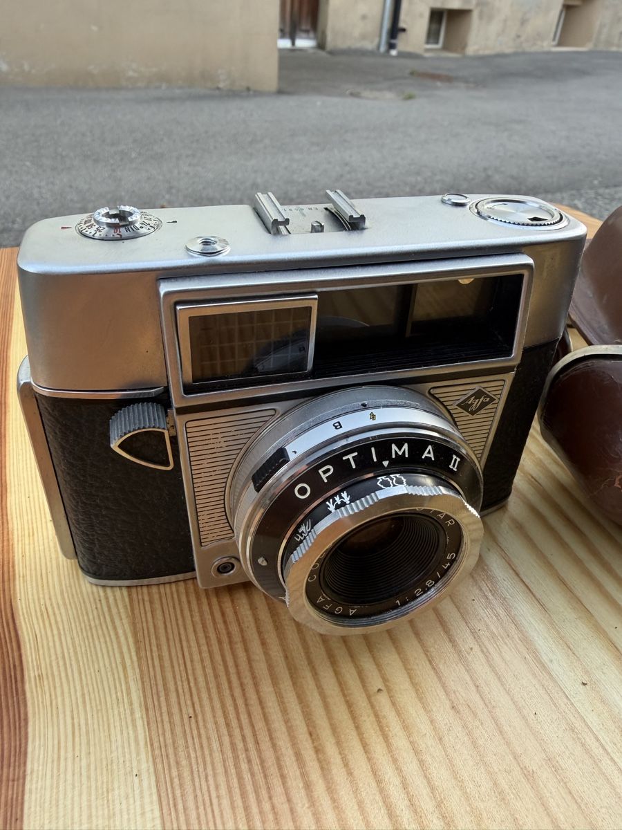 Fotocamera: Agfa Optima II mit Leder-Tasche - – Usato da Plasselb venduto da SeislerBrocki 1
