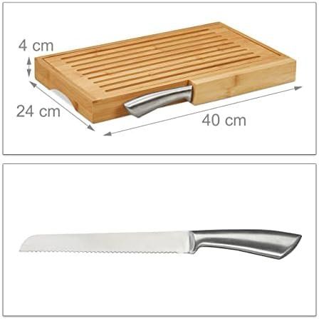 Elettrodomestici da cucina: Brotschneidebrett Krümelrost Bambus – Nuovo e nell'imballaggio originale da Hundwil venduto da pak_7zvn 3