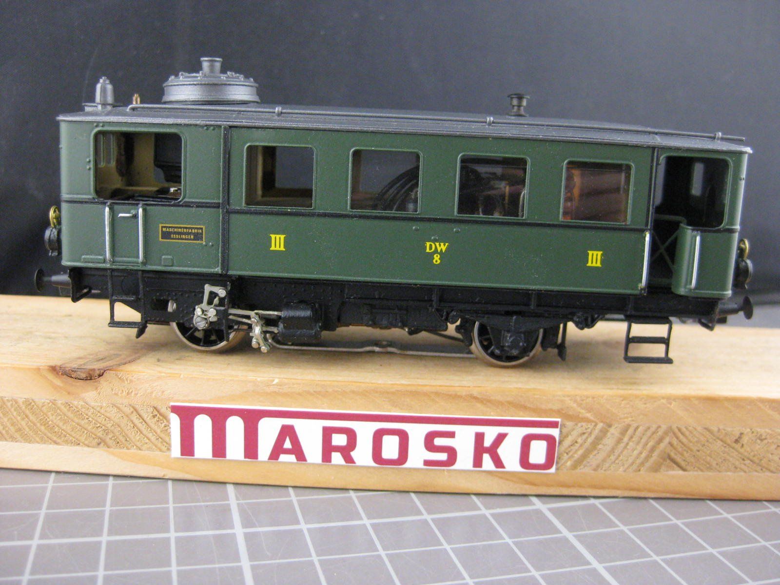 Modelleisenbahnen: SMF Würtembergischer Dampftriebwagen, Messing, mit OVP, Trie – Gebraucht aus Malters von Marosko 2