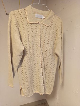 Daisy Knits Strickjacke, beige, Gr. M/L, Top Zustand!