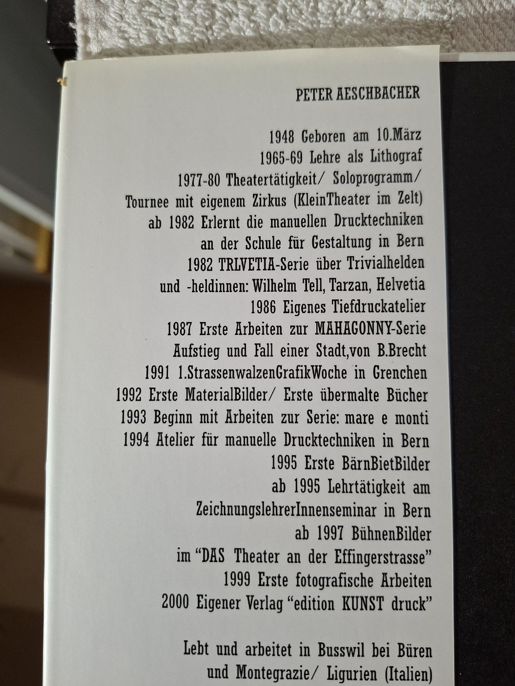Libri: Bärn Biet, von Peter Aeschbacher – Usato da Grindelwald venduto da carro5 1