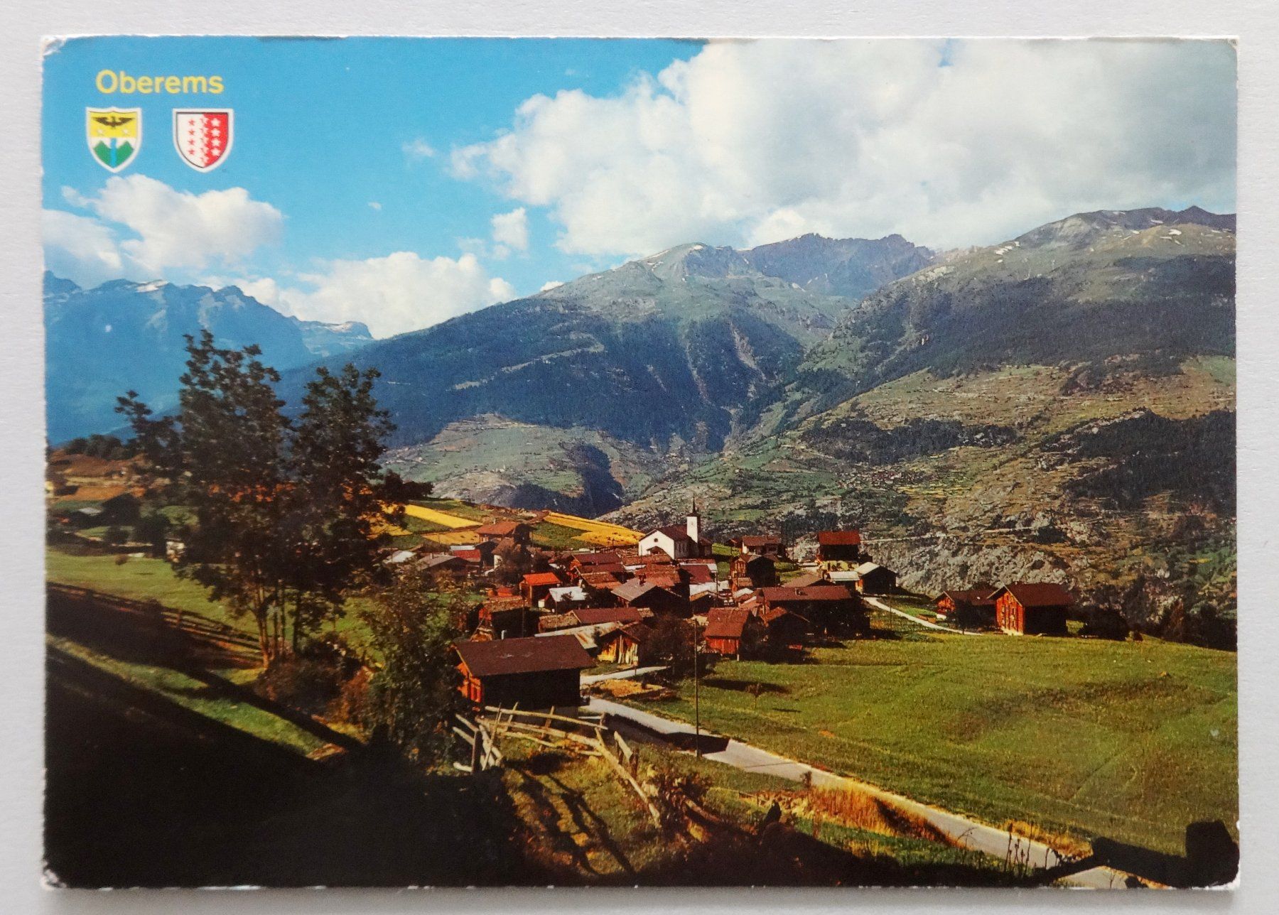 Cartes postales: Oberems, 1341 m,  Torrenthorn – Défectueux à Fétigny par Billy2miny
