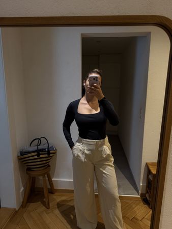 Body Abercrombie & Fitch schwarz Grösse M