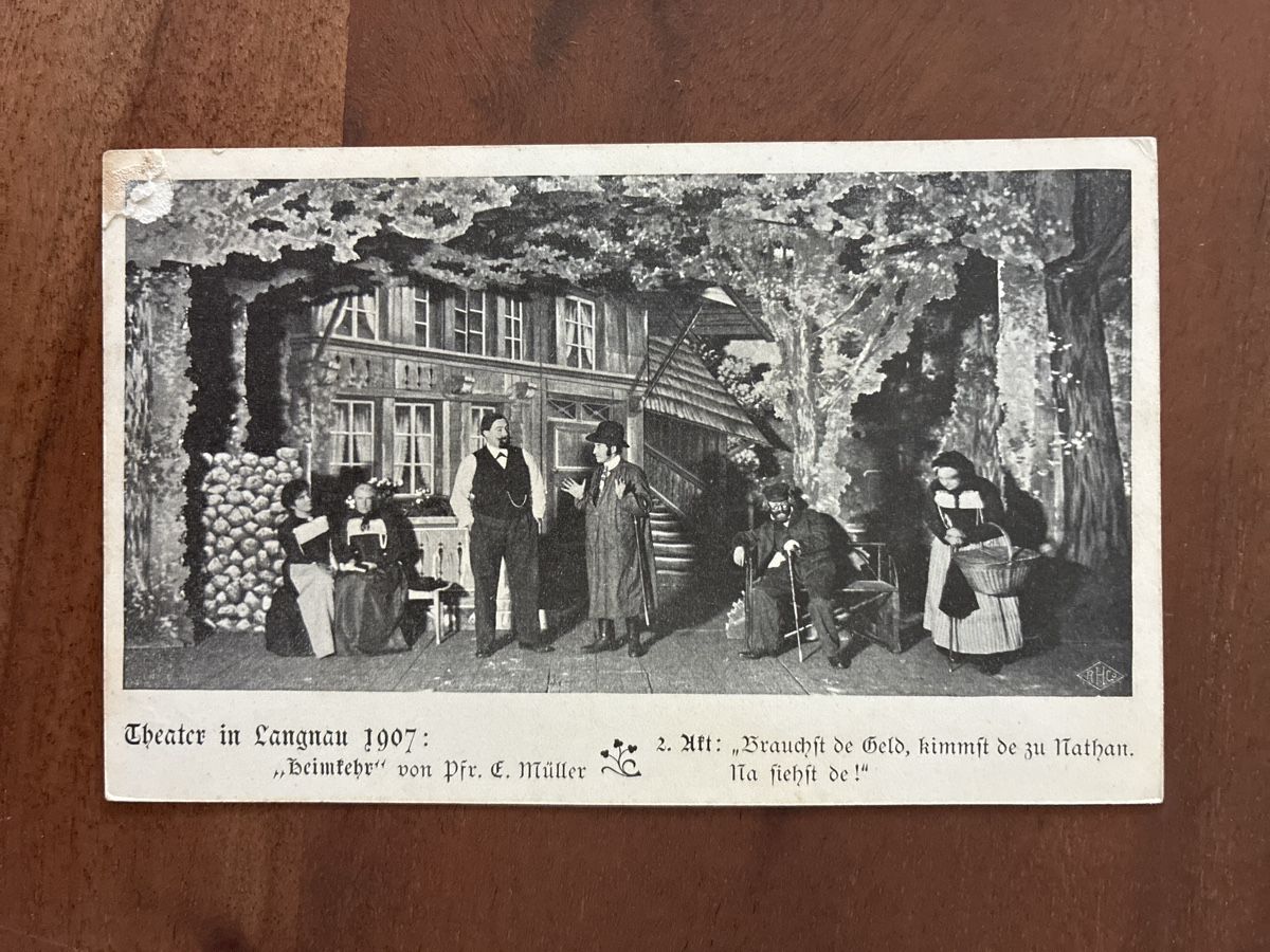 Cartes postales: 5 Ansichtskarten Schweiz von Langnau BE – D'occasion à Oftringen par Cla.vD.74 2