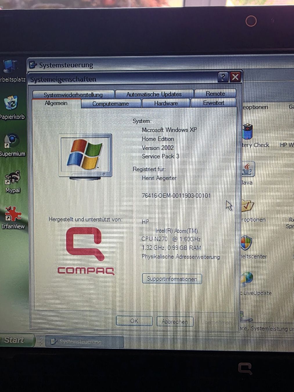 Compaq Portables: Compaq Mini 110 – D'occasion à Günsberg par Kruemel83 3