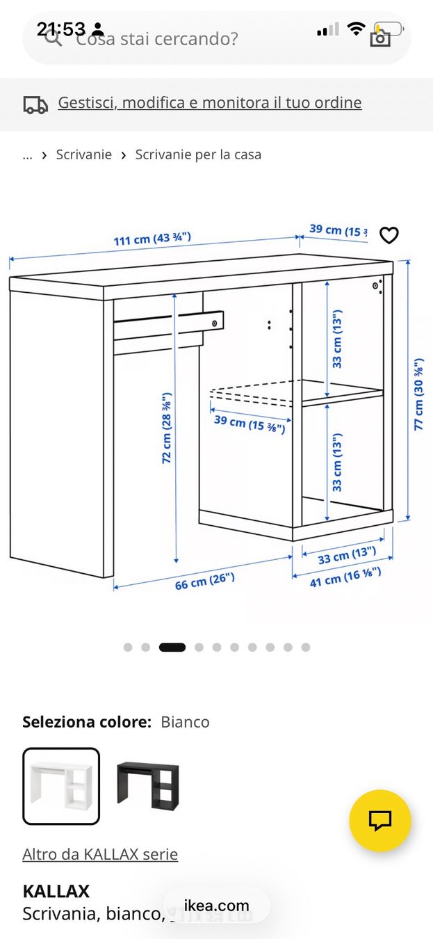 Ikea Scrivanie: Schreibtisch Ikea Kallax – Usato da Zürich venduto da fed_6snx 6