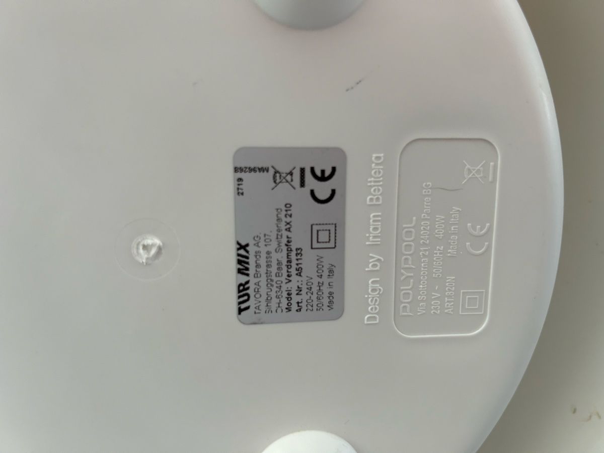Turmix Umidificatori d'aria: Turmix AX210 Warmluftbefeuchter Np. 59.- – Usato da Merenschwand venduto da ___niggi___ 1