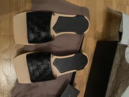 Brand New Bottega Veneta Sandal Pelle S. Cuoio Stuoia