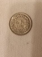 Pièce ½ Franc Suisse 1971