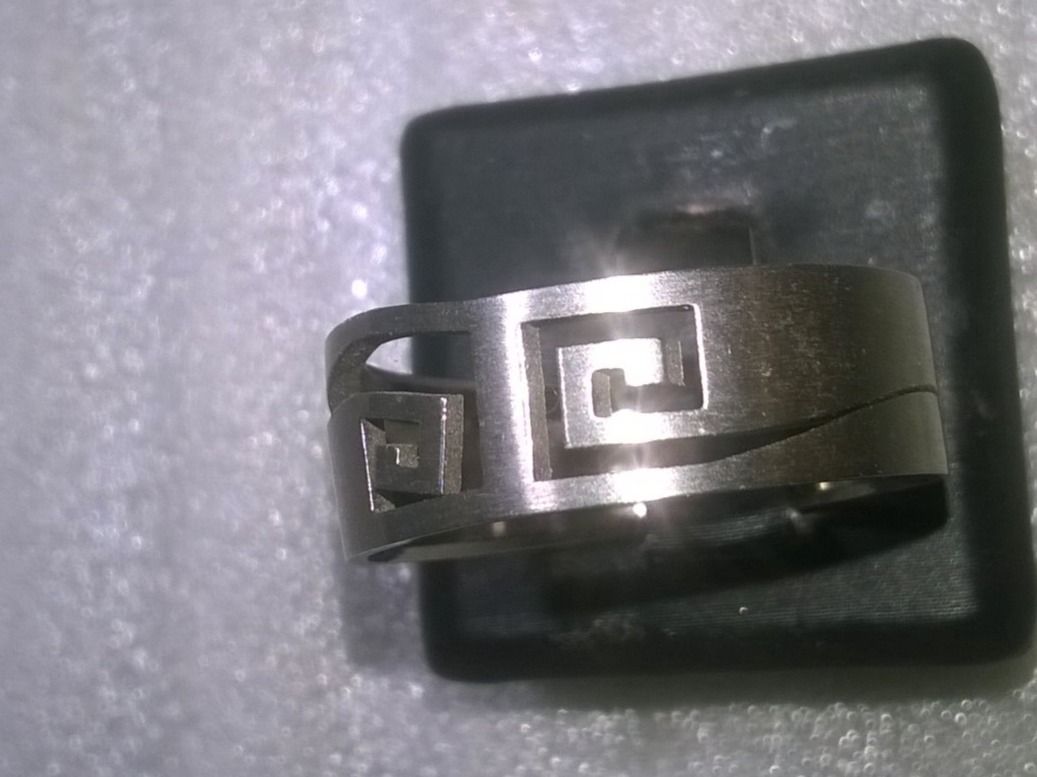 Bagues: RING EDELSTHAL SILBER FARBE MATTE – Neuf (Voir description) à Basel par bijoutrie_4