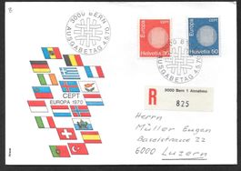 R-FDC Serie 481-482 Europamarken ET 4.5.1970 schön illustr.