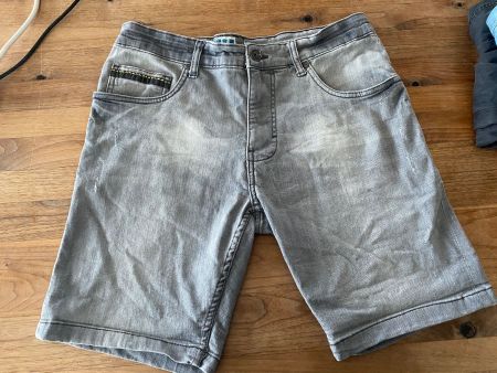 Jeans Shorts Schwarz Gr. 48