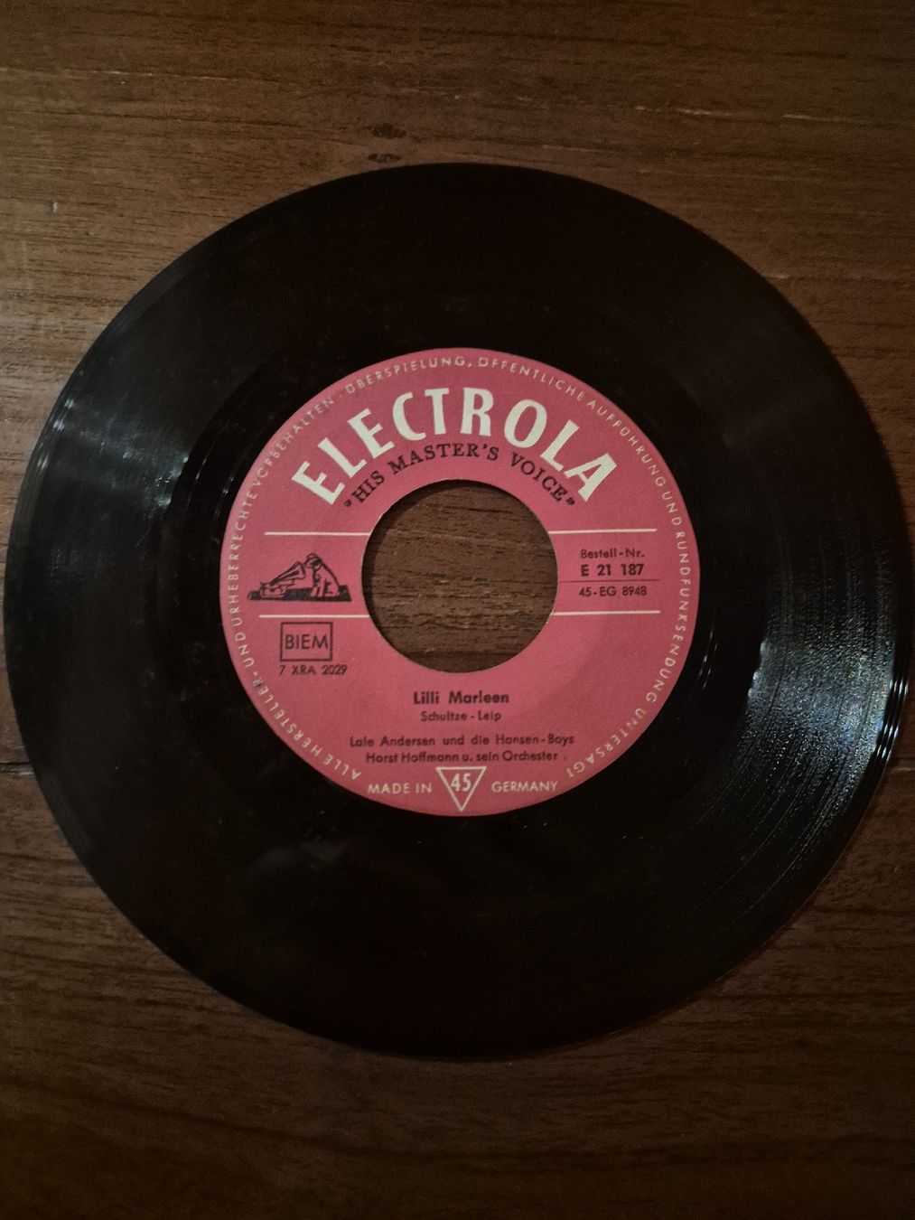 Dischi in vinile: Electrola Schallplatte "Leis erklingt ein Signal"  – Usato da Grandval venduto da JeroenK