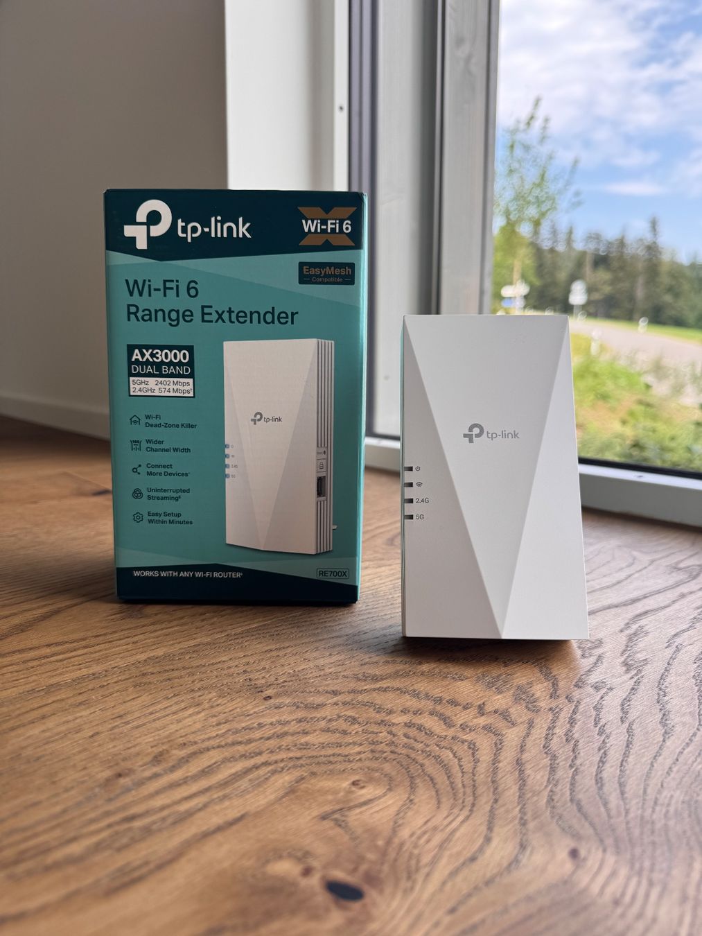 TP-Link Wlan: TP-Link AX3000 Wi-Fi 6 Range Extender RE700X neuwertig – Gebraucht aus Egg b. Zürich von Romirayray