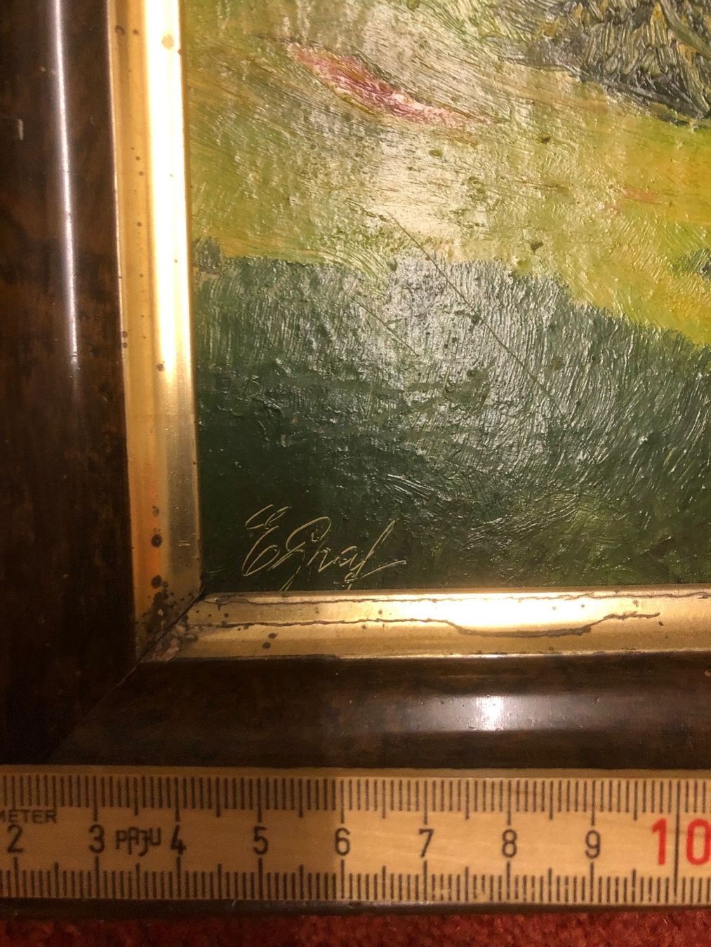 Gemälde: Original E. Graf – Gebraucht aus Weissbad von 7733110 2