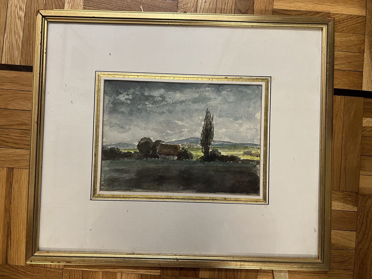 Dipinti: La ferme sous les nuages. – Usato da Prilly venduto da Maurizio_84