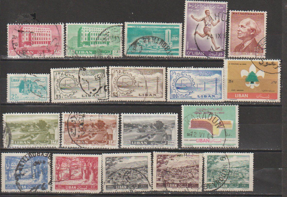 Alle Briefmarken: Liban lot divers – Gebraucht aus Crans-Montana von kira56 1