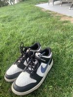 Nike Dunk Low Sneaker schwarz blau gebraucht Zustand