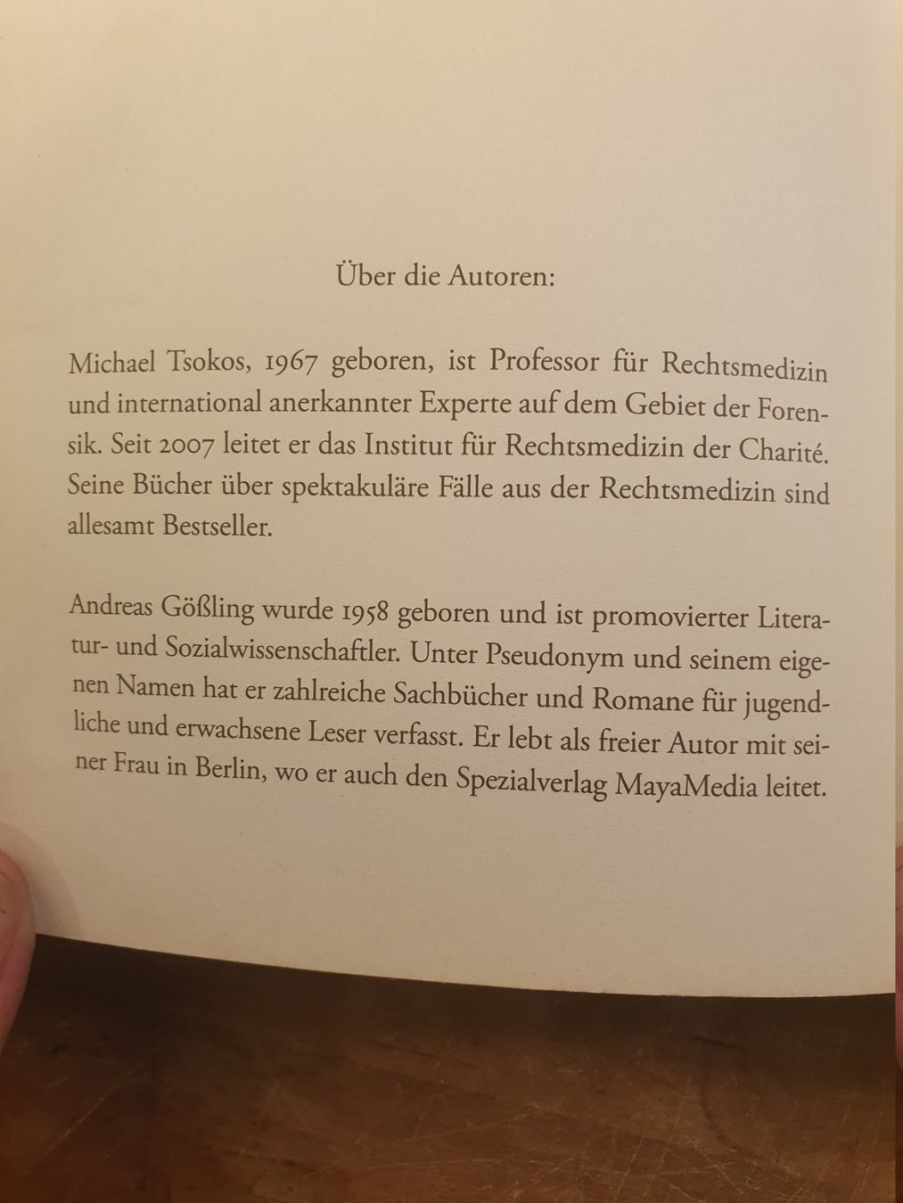 Livres: Zersetzt - Michael Tsokos – D'occasion à Zürich par loosebone 1