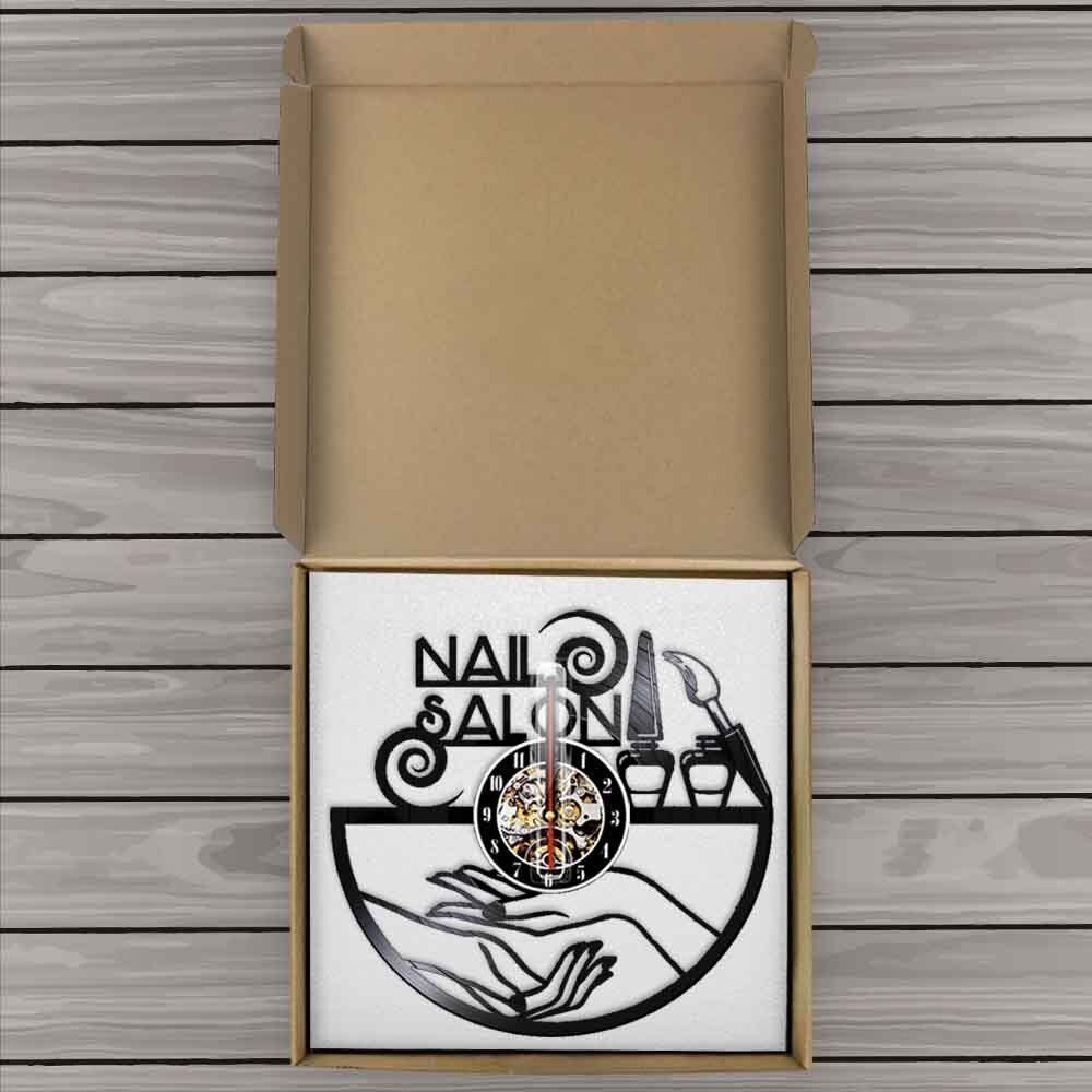 Orologi da terra & Orologi da parete: Nail Salon Vinyl Schallplatten Uhr – Nuovo e nell'imballaggio originale da Arth venduto da Top-E 3