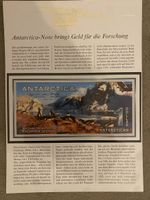 Kuriositäten auf Banknoten Antarktis