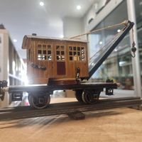 Dampfkranwagen 2-achsig mit Krankabine Märklin Spur 0