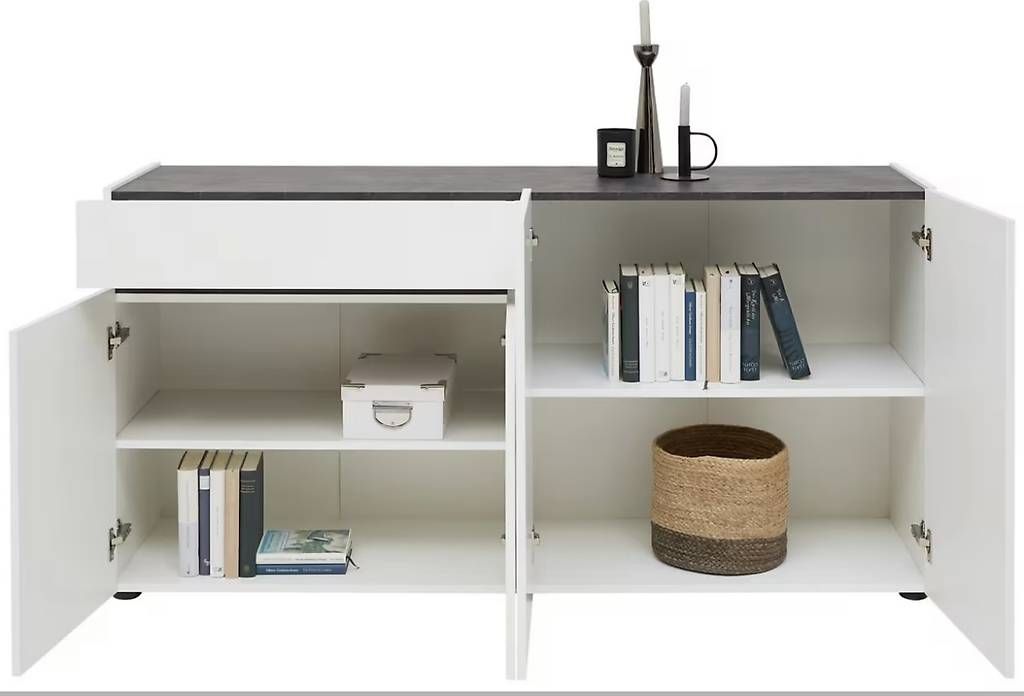 Cassettiere: Sideboard weiss/Anthrazit – Usato da Vaduz venduto da alina_hasler 2