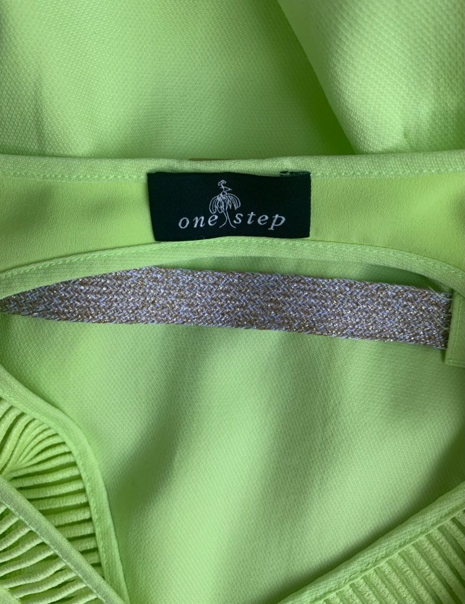 Vestiti: Splendide robe jaune fluo ONE STEP 100%lyocel t.36 – Usato da Martigny venduto da only__you 7