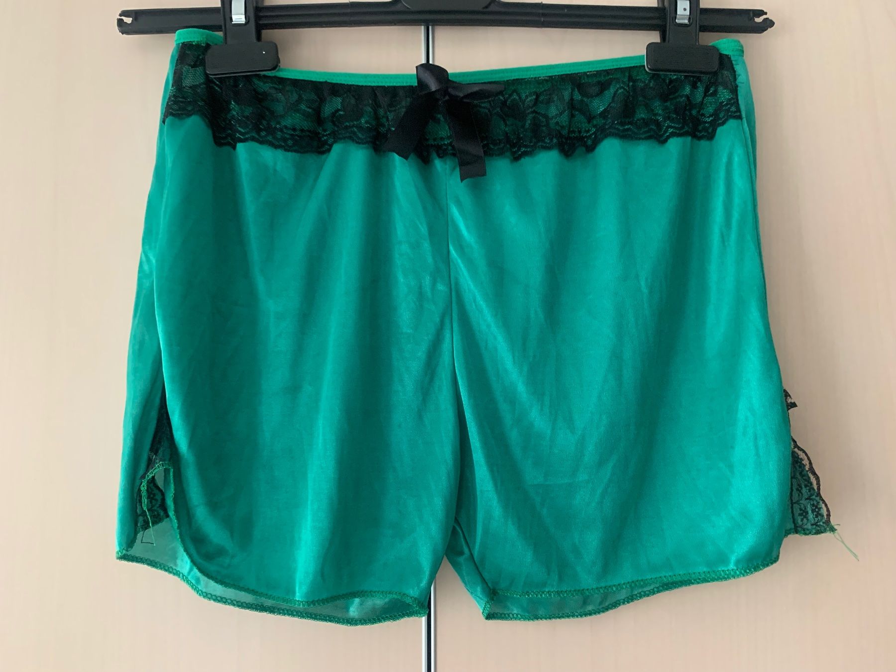 Negligees & Pigiami: Sommer Pyjama Set, smaragdgrün, mit Spitze, Gr. S oder M – Usato da Rosshäusern venduto da MiJoDoOl 3