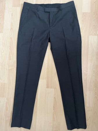 Tiger of Sweden: leichte Hose, Sommerwolle (100%), grau, 38