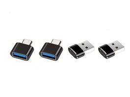 2x USB-A f. to USB-C m. & 2x USB-C m. to USB-A f. Adapter