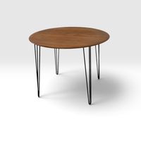 Runder Teak Esstisch Hvidt Danish MidCentury 60er